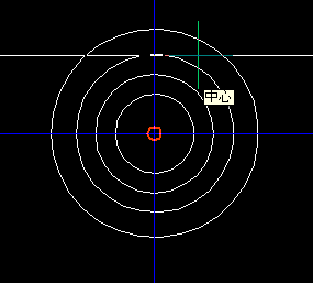 Brics円の補助線(水平・垂直)